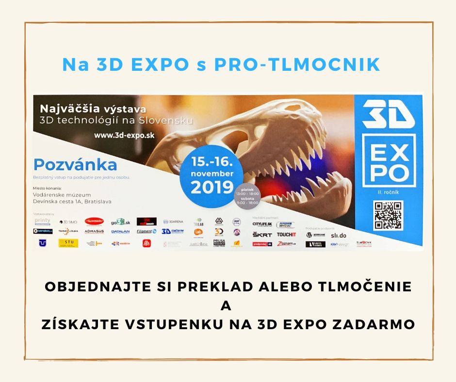 3D EXPO 2019 PRO-TLMOCNIK