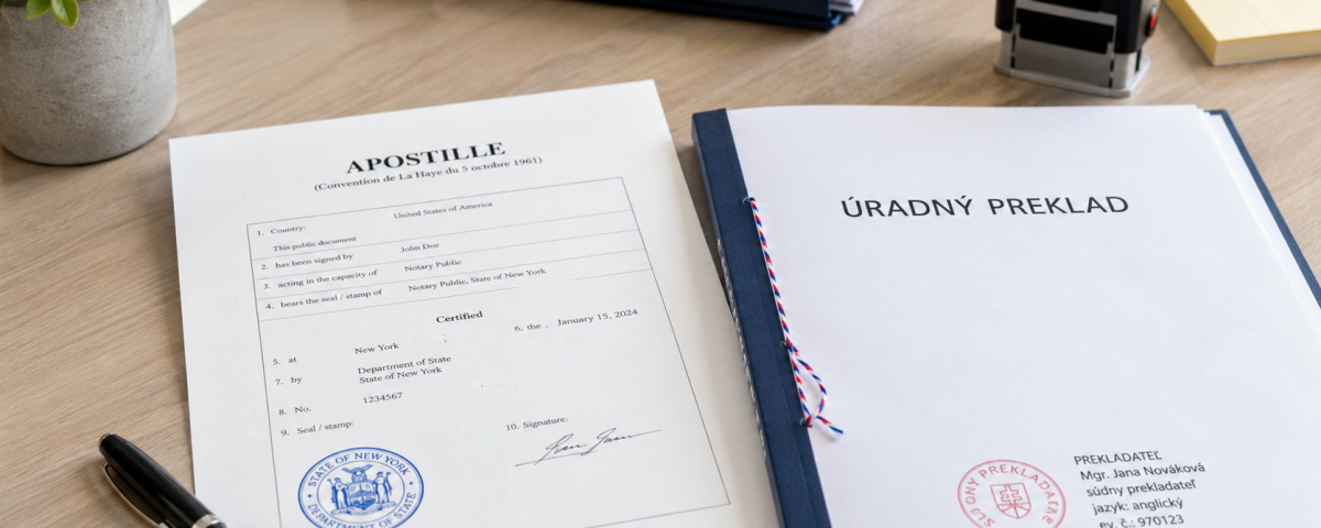 Čo je apostila a kedy ju preklad potrebuje